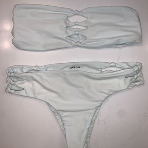 mikoh strapless bikini